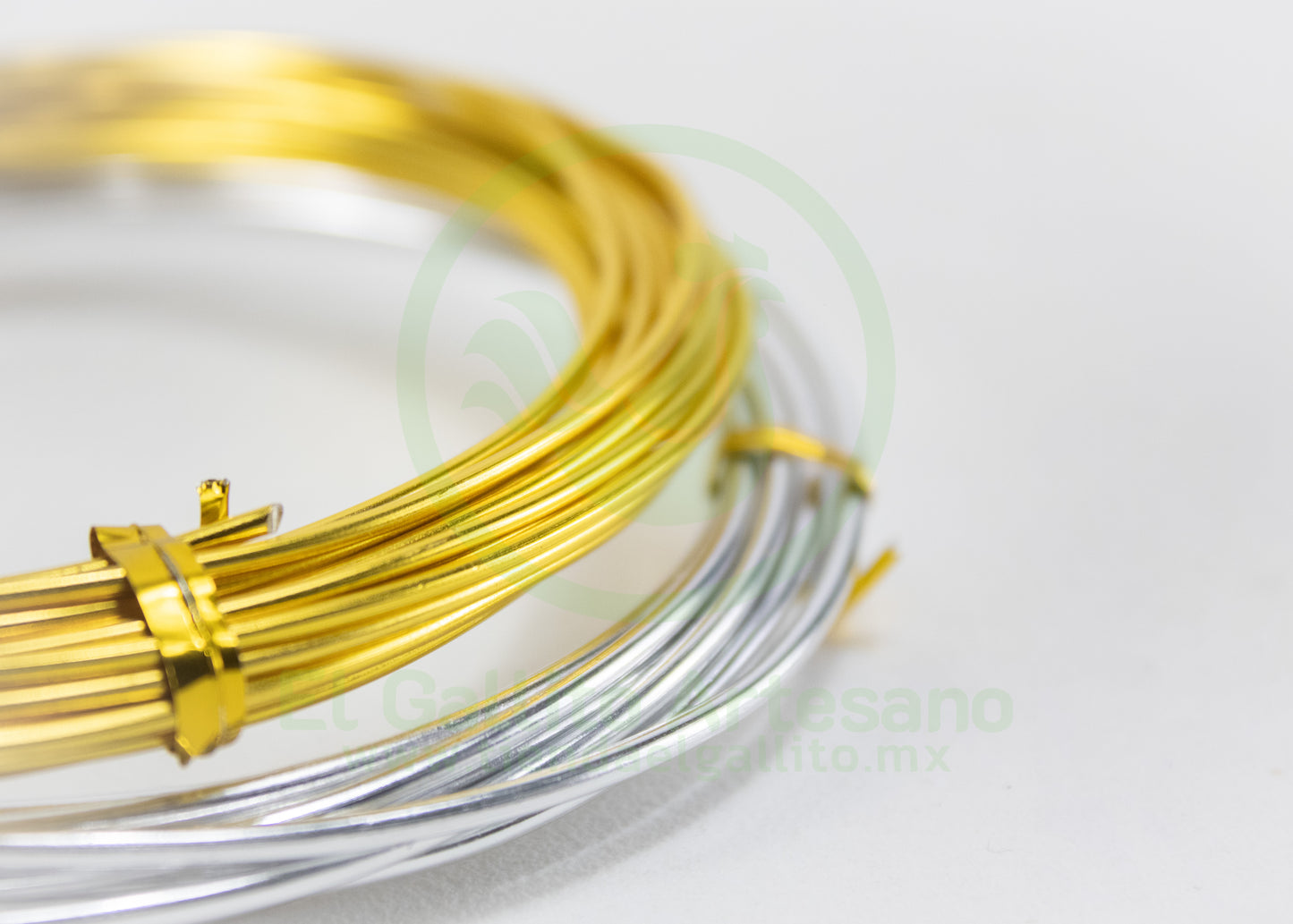 Alambre Aluminio 1.5mm| Dorado