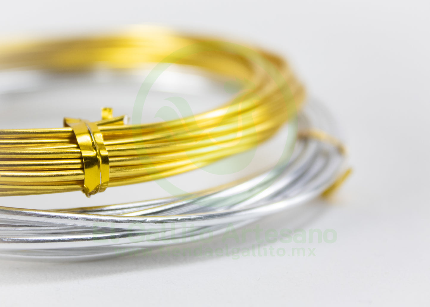 Alambre Aluminio 1.5mm| Dorado