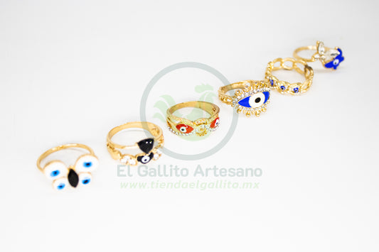 Anillo Acero MD2 | Ojo Turco G. VM.