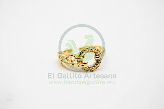 Anillo VIVI 44 | Dona Cristales Cadena