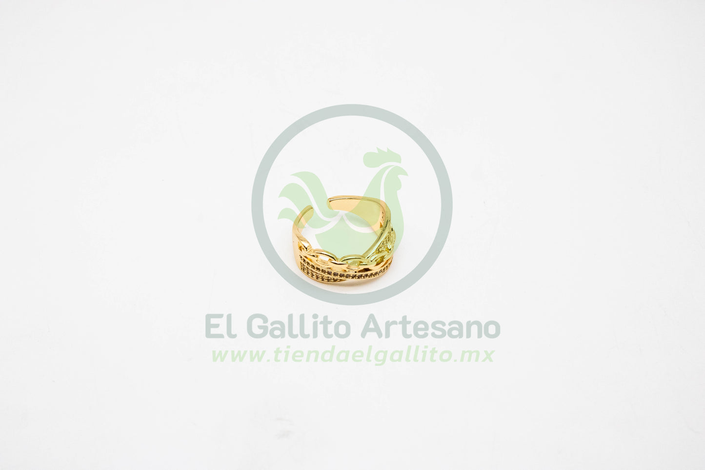 Anillo VIVI 48 | Cadena 3 Filas Cristales