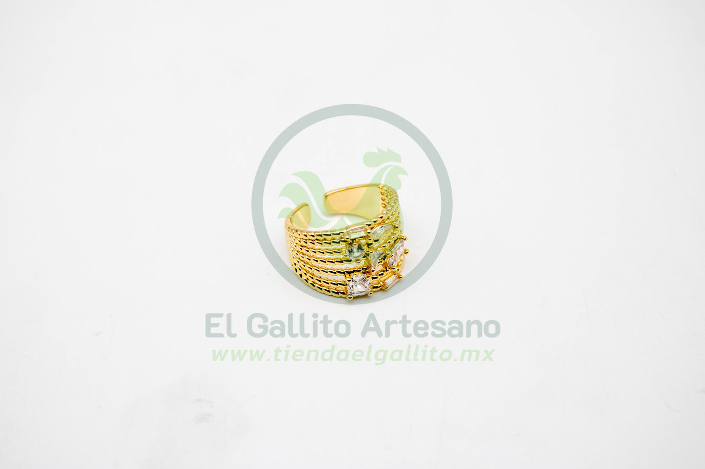 Anillo VIVI 52 | 7 Filas Cristales Ajustable