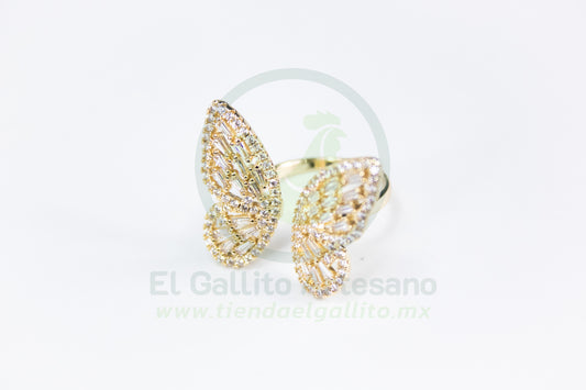 Anillo Vivi Dw-49 | Mariposa Jumbo Blanca