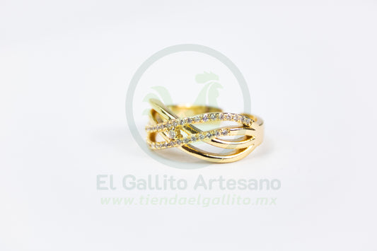 Anillo Vivi Hym-33 | Olas Cruzadas