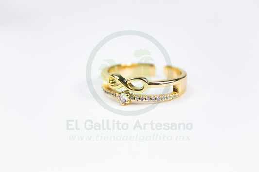 Anillo Vivi Hym-34 | Infinito Cristal