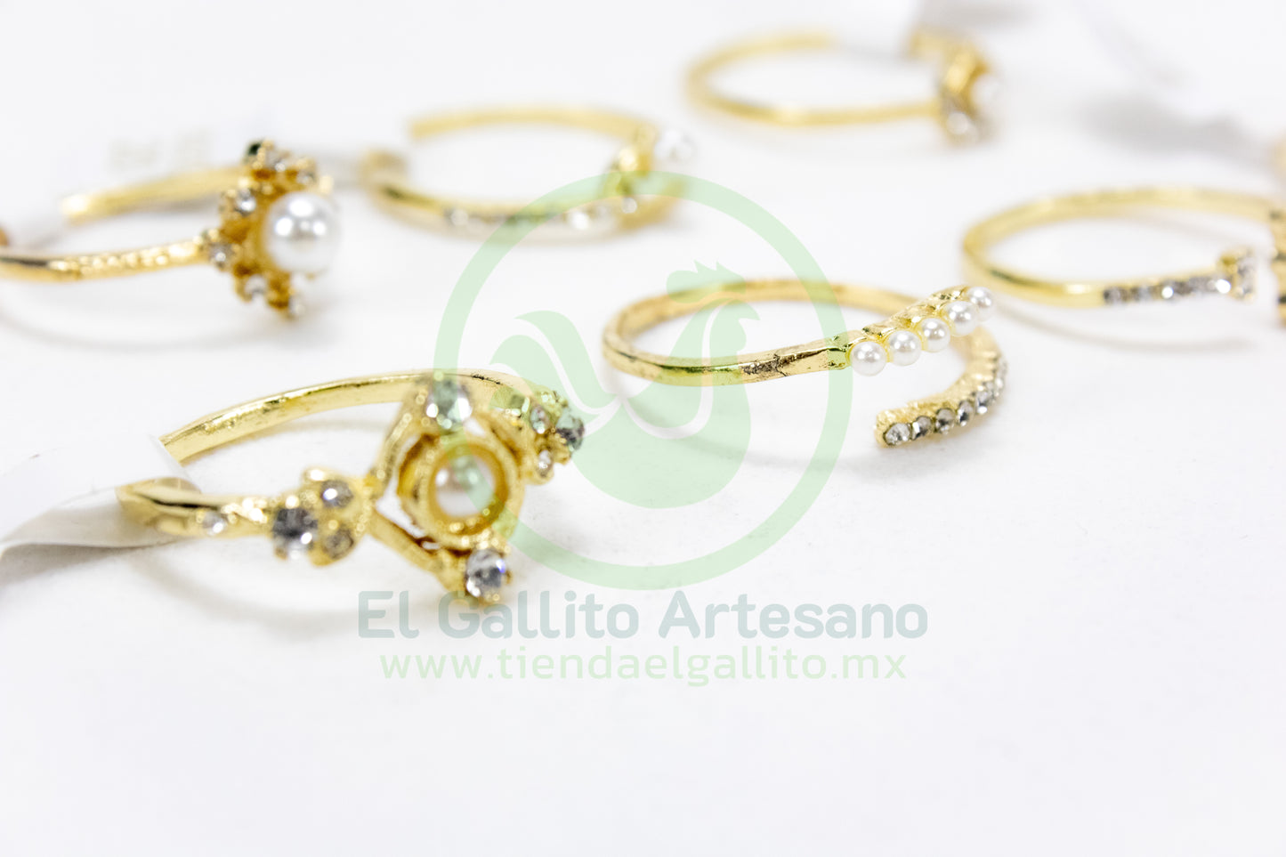 Anillo Acero MD1 | Dorado Perla 4mm