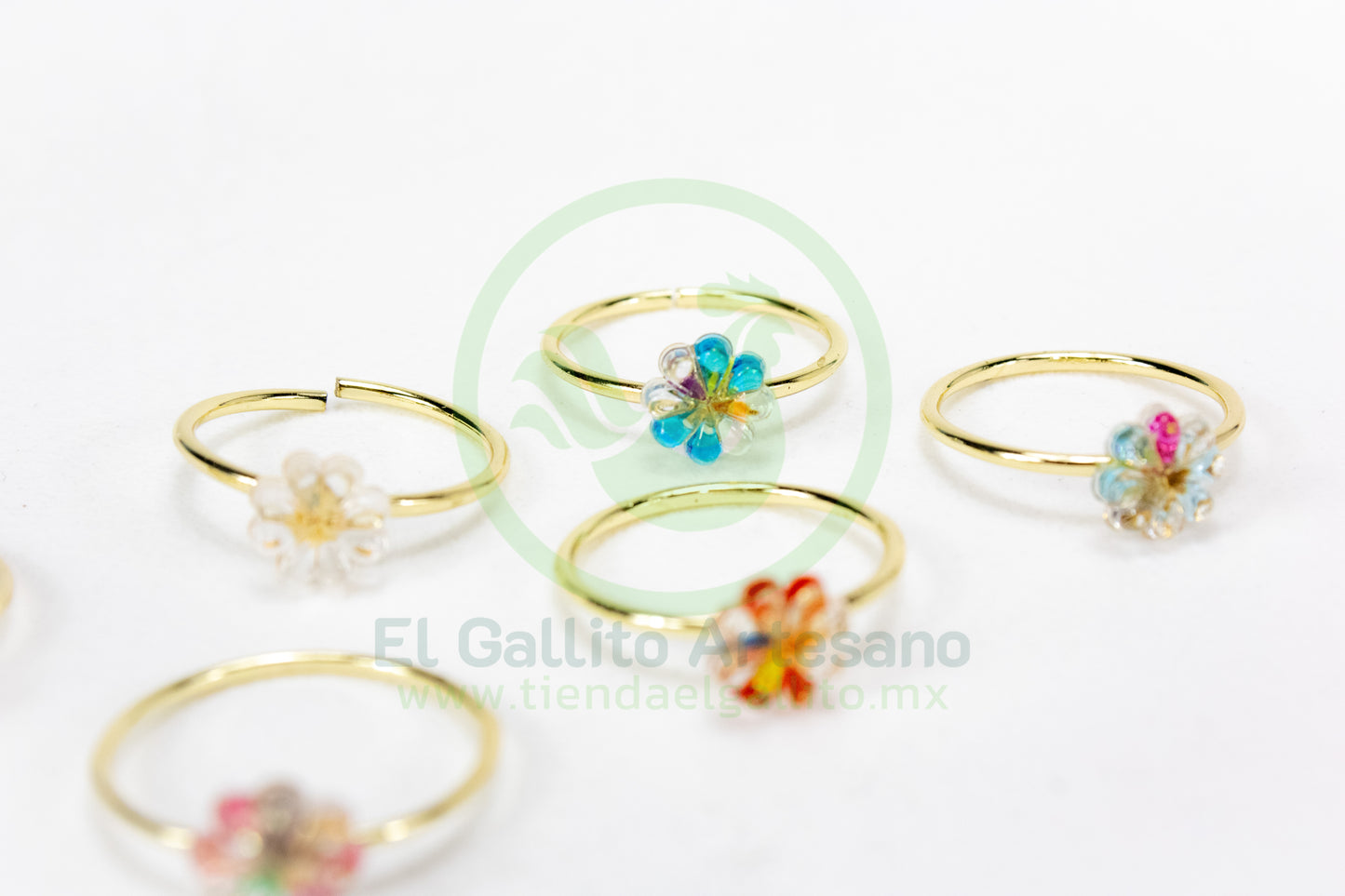 Anillo Acero MD1 | Flor #19