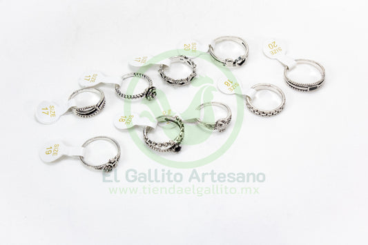 Anillo Acero MD1 | Plateado Formas
