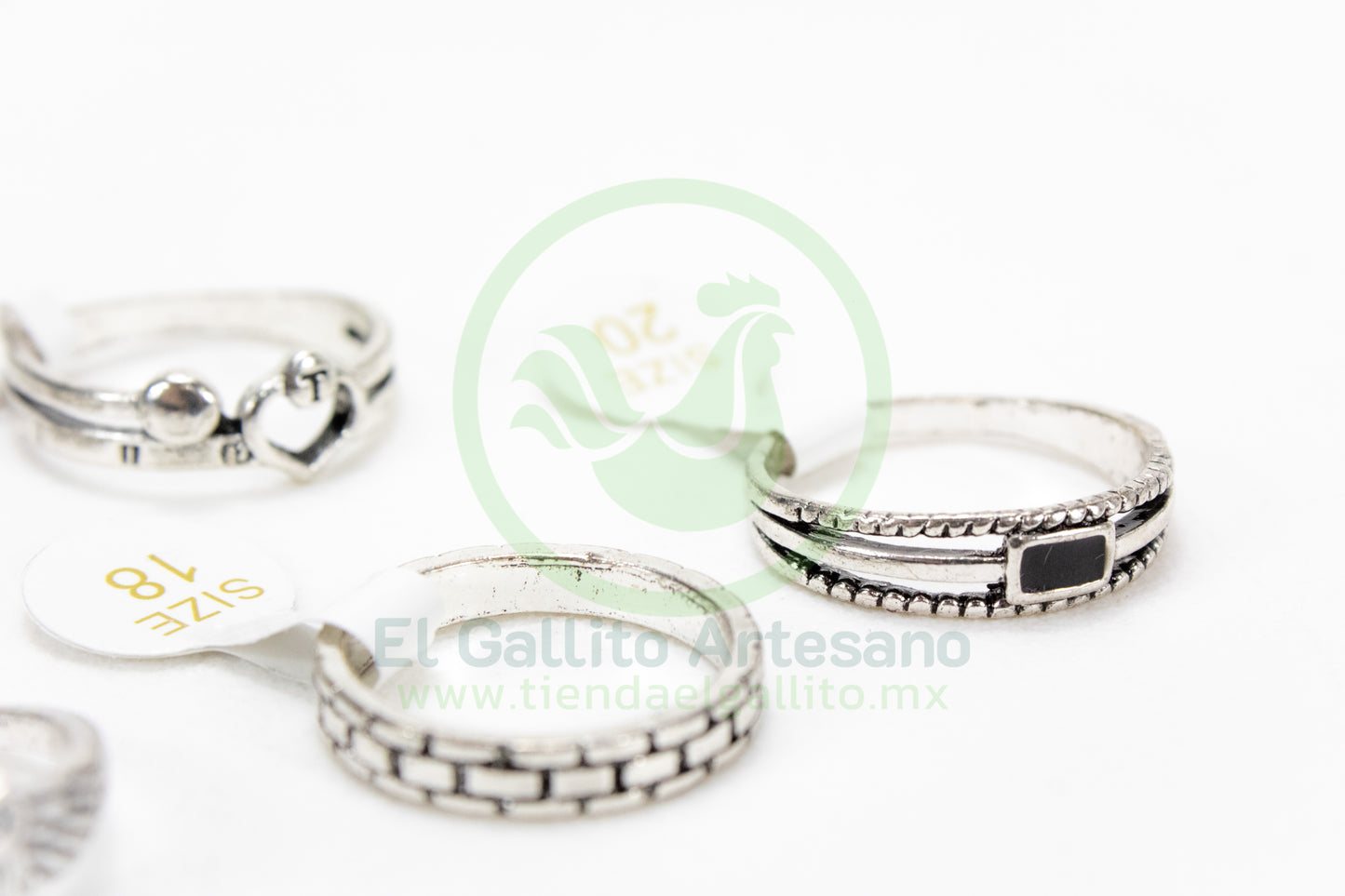 Anillo Acero MD1 | Plateado Formas
