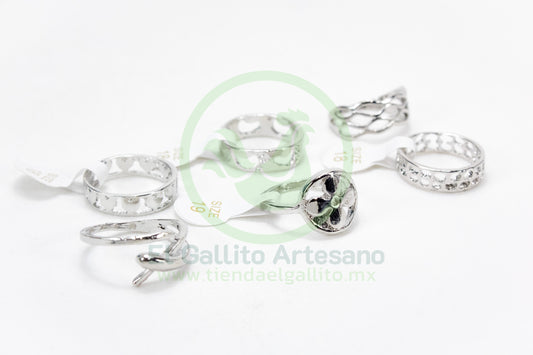 Anillo Acero MD1 | Plateado Láser