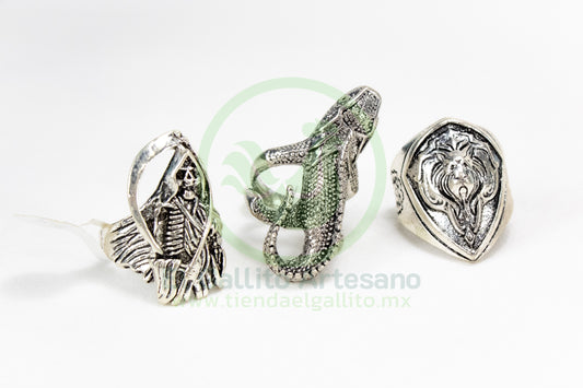 Anillo Acero MD2 | Calavera Animales