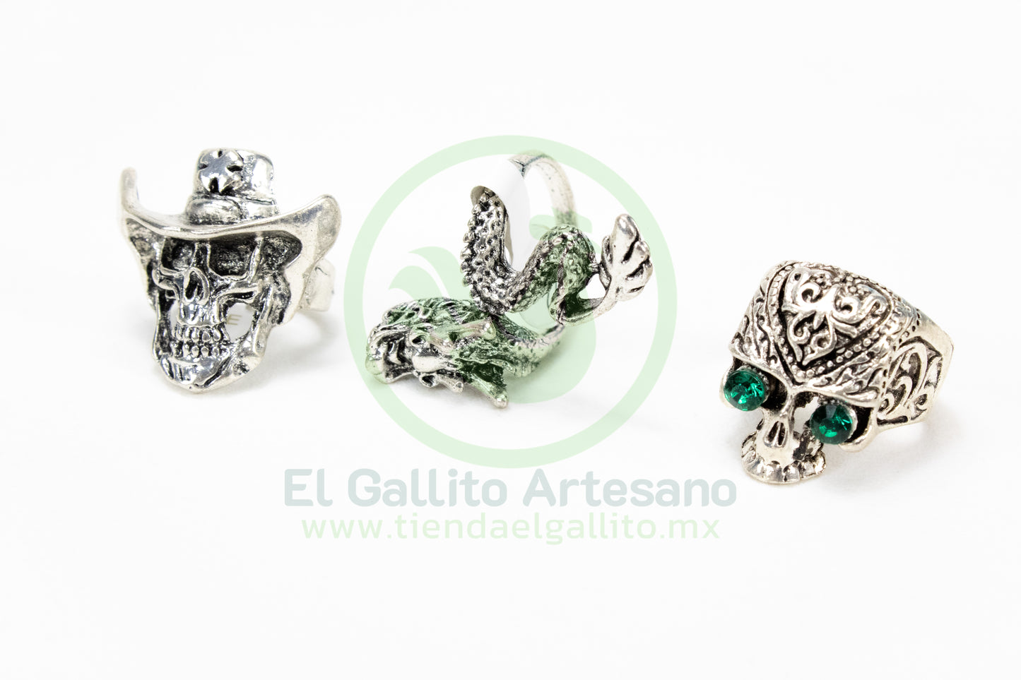 Anillo Acero MD2 | Calavera Animales