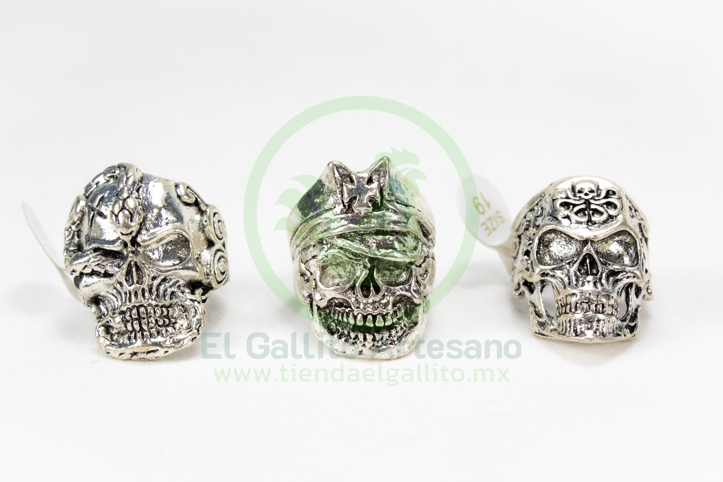 Anillo Acero MD2 | Calavera Animales