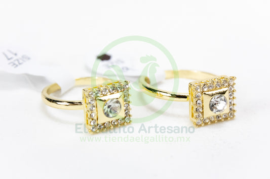 Anillo Acero MD2 | Cojin + Punto