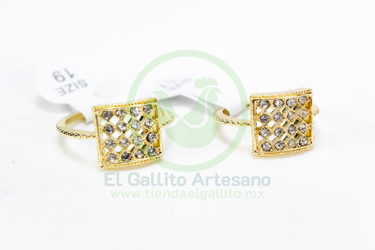 Anillo Acero MD2 | Cuadro Grande Crist