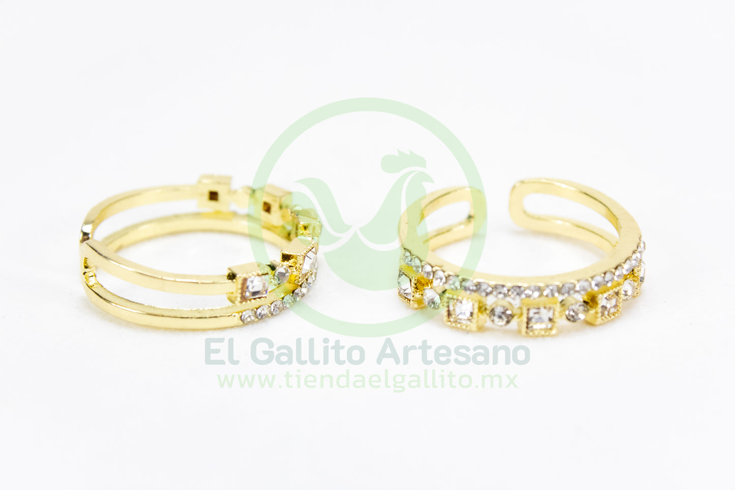 Anillo Acero MD2 | Cuadro Punto Doble Ajust