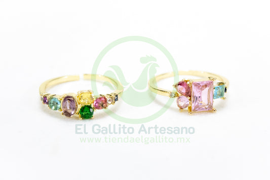 Anillo Acero MD2 | Geometría Col. Ajustable