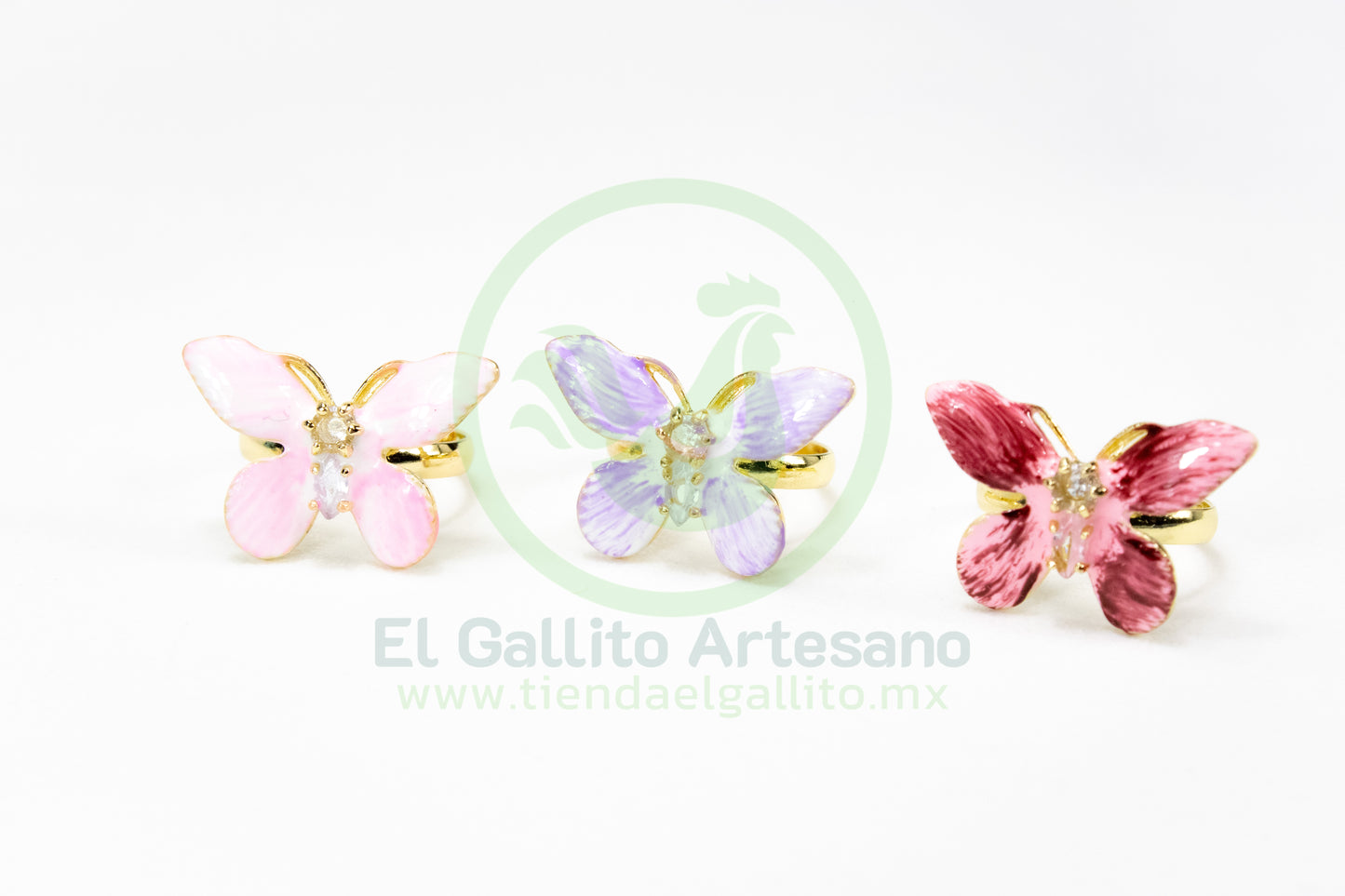 Anillo Acero MD2 | Mariposa Jaspe