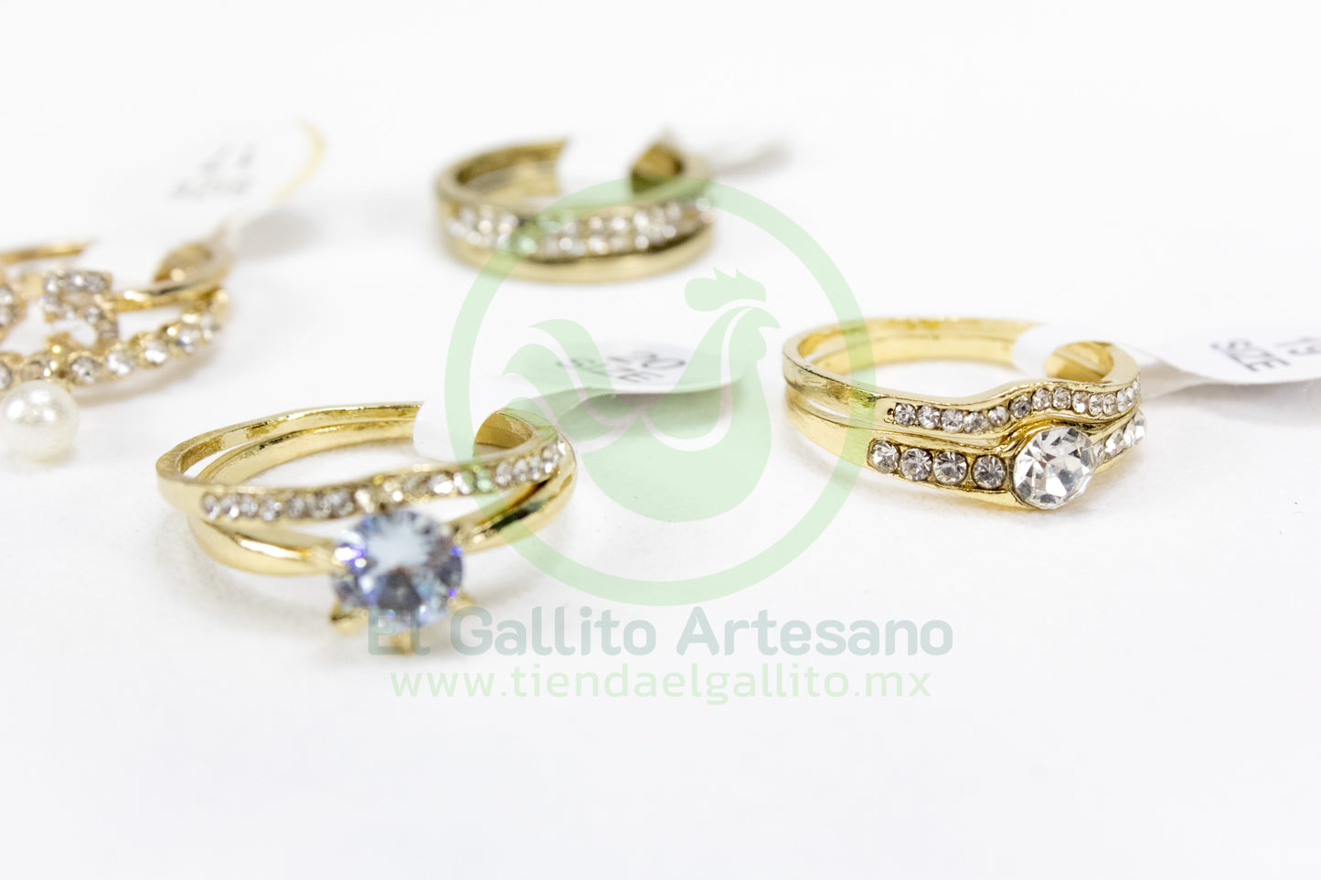 Anillo Acero MD3 | Cristal Formas Var.