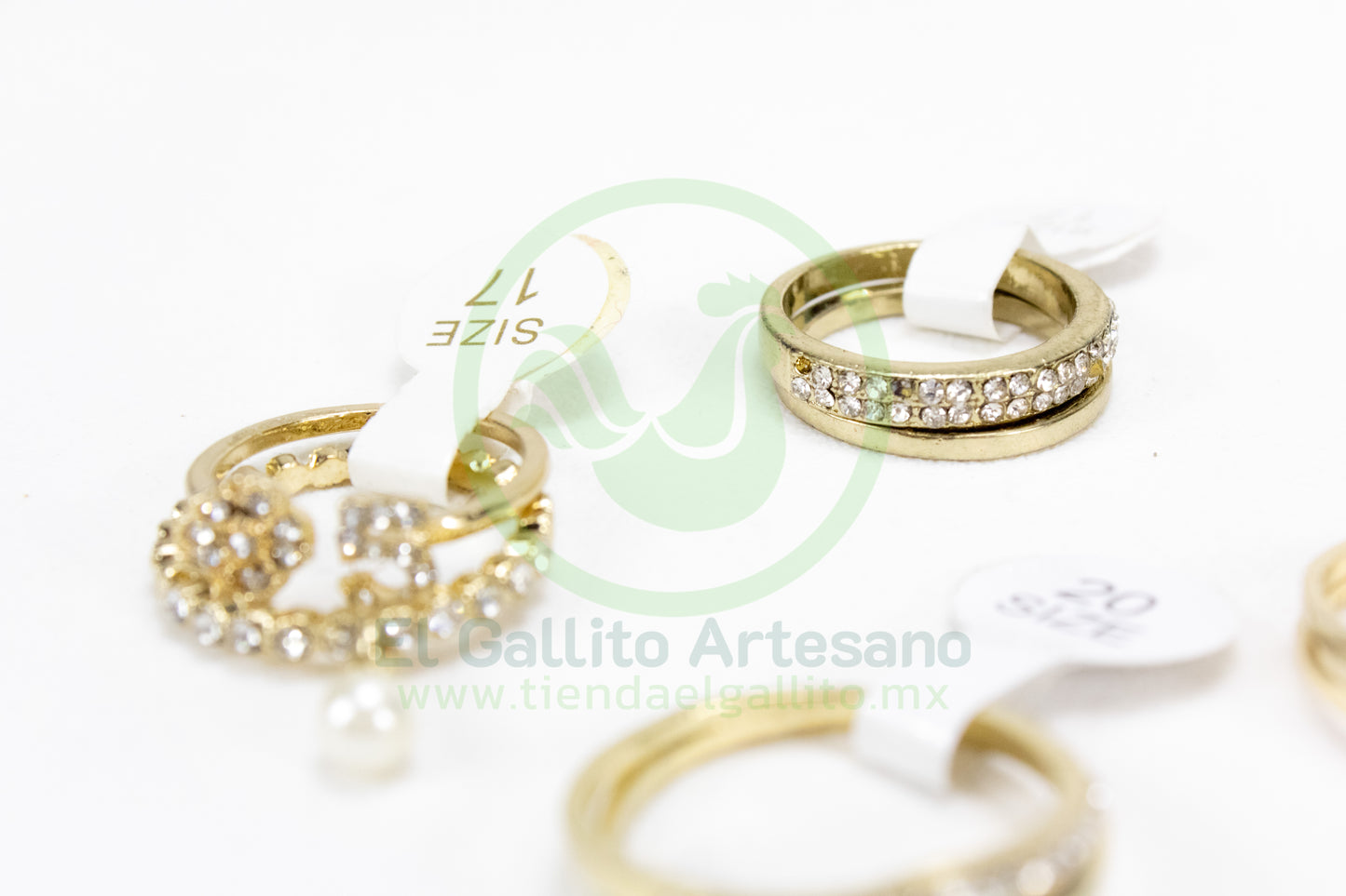 Anillo Acero MD3 | Cristal Formas Var.