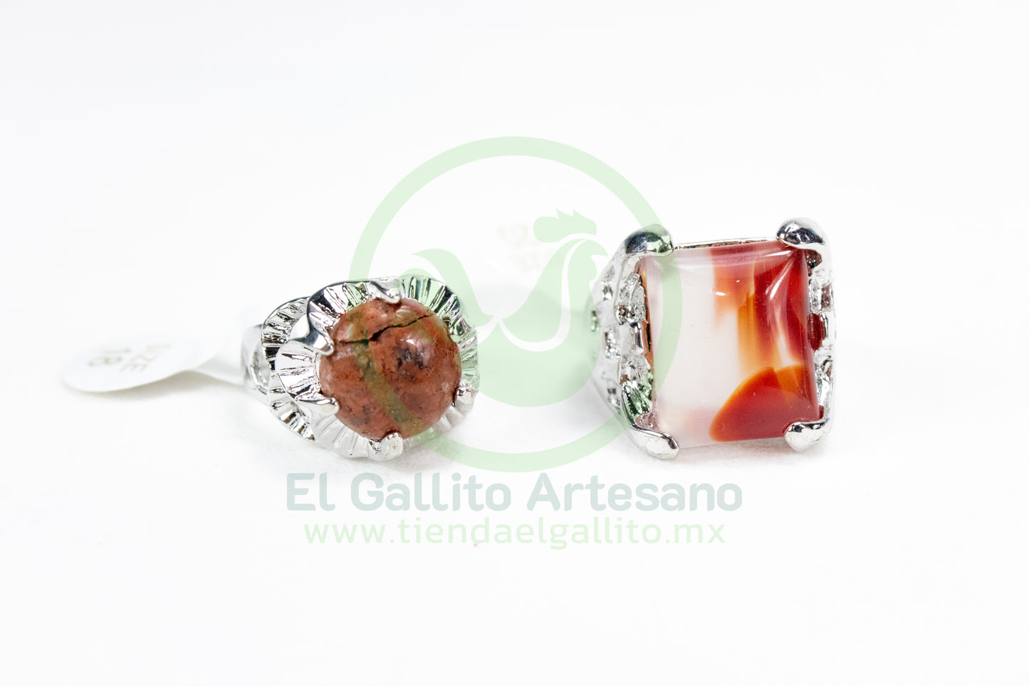 Anillo Acero MD3 | Piedra Natural