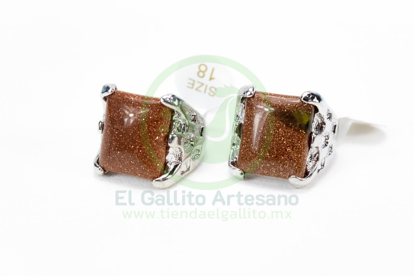 Anillo Acero MD3 | Piedra Natural