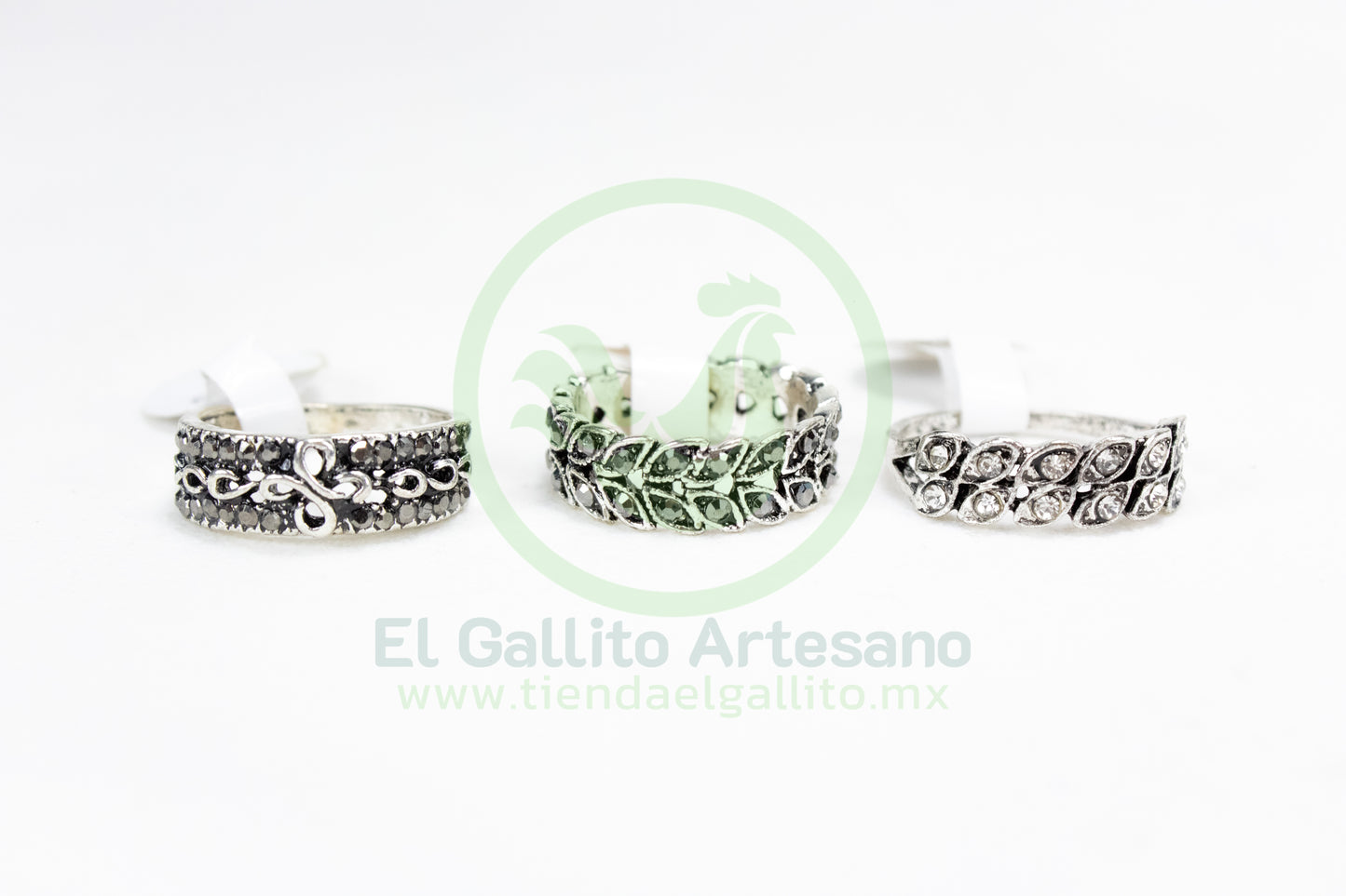 Anillo Acero MD6 | Cadenas Hojas Plat.