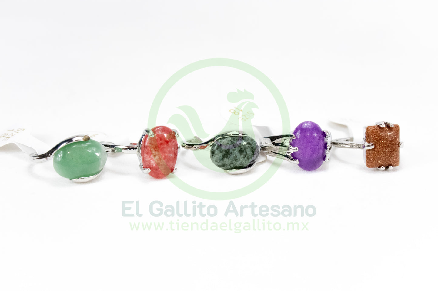 Anillo Acero MD6 | Gema Piedra