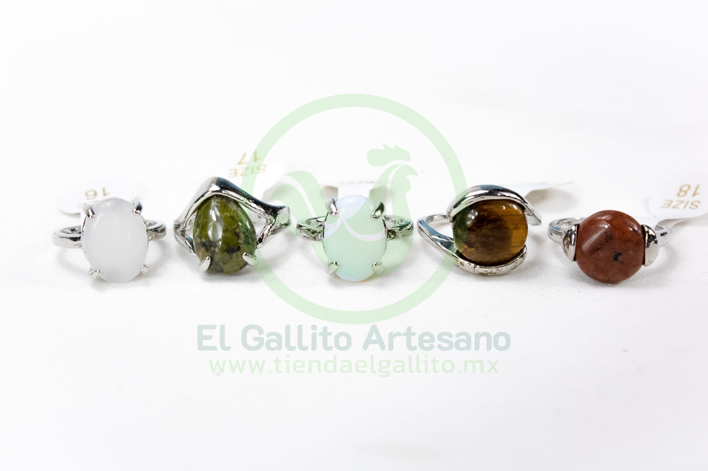 Anillo Acero MD6 | Gema Piedra