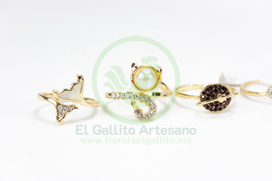 Anillo Acero MD6 | Mar y Tierra Dor.
