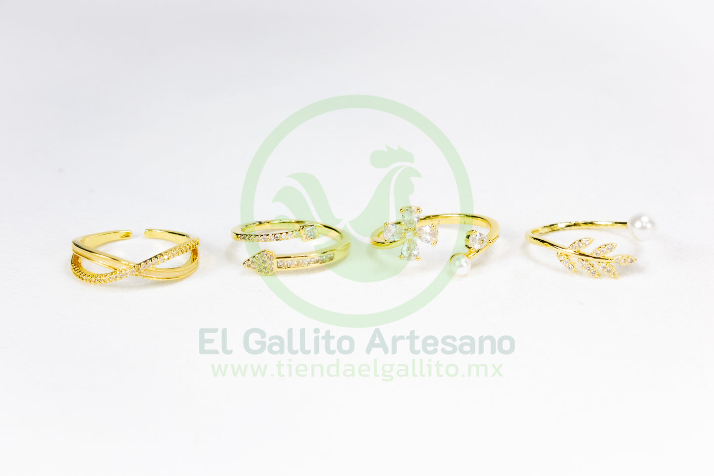 Anillo Acero MD7 | Dorado Princesa