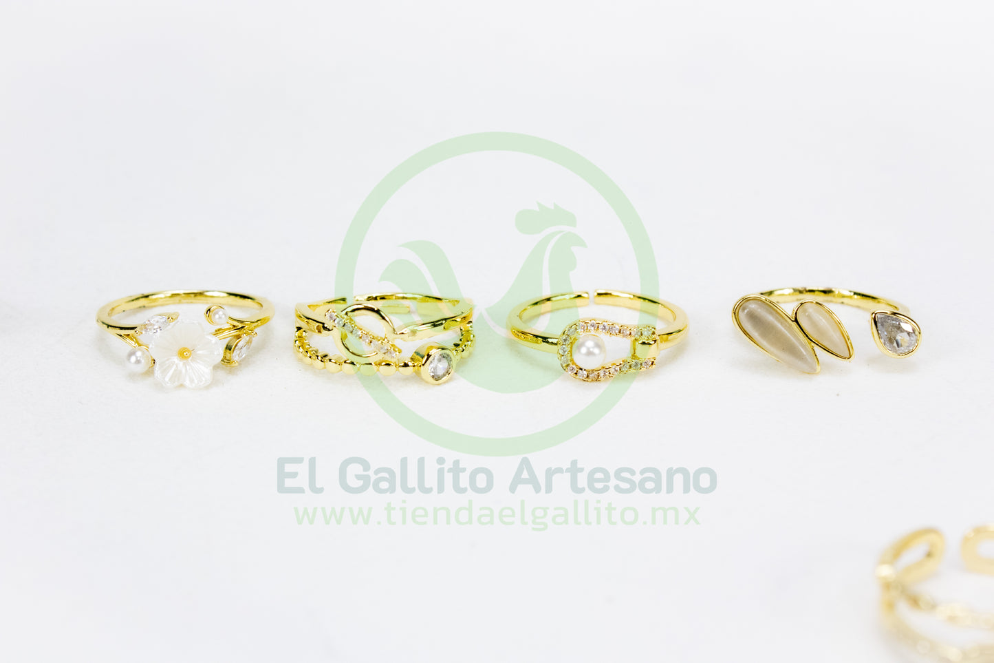 Anillo Acero MD7 | Dorado Princesa