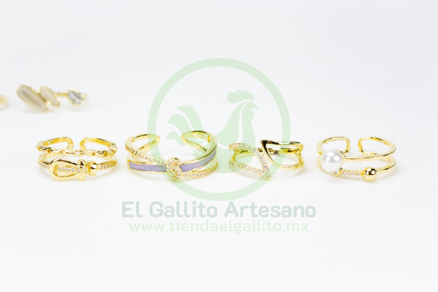 Anillo Acero MD7 | Dorado Princesa