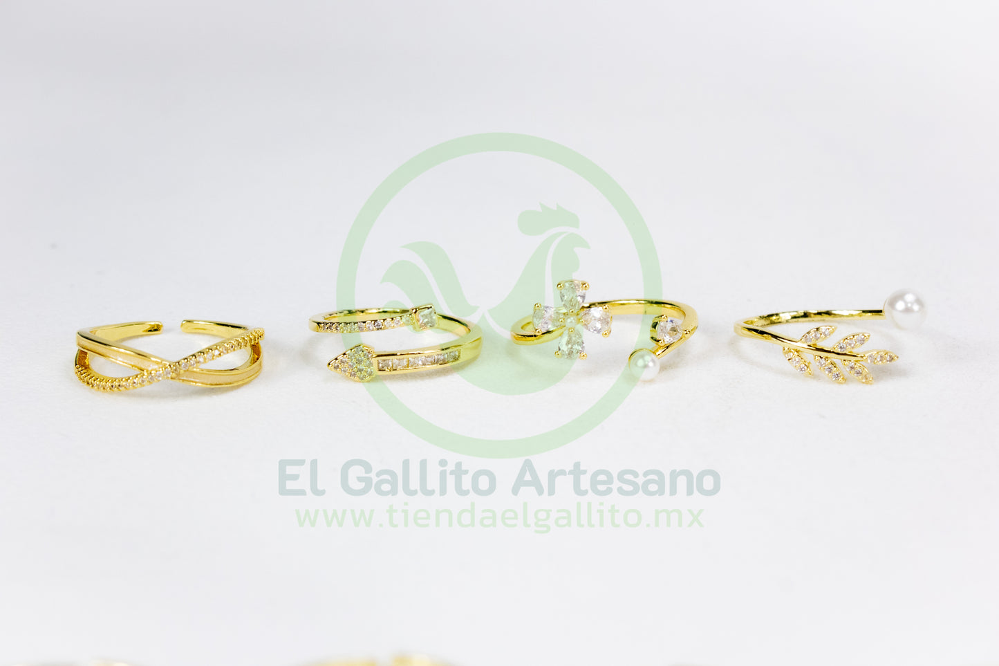 Anillo Acero MD7 | Dorado Princesa