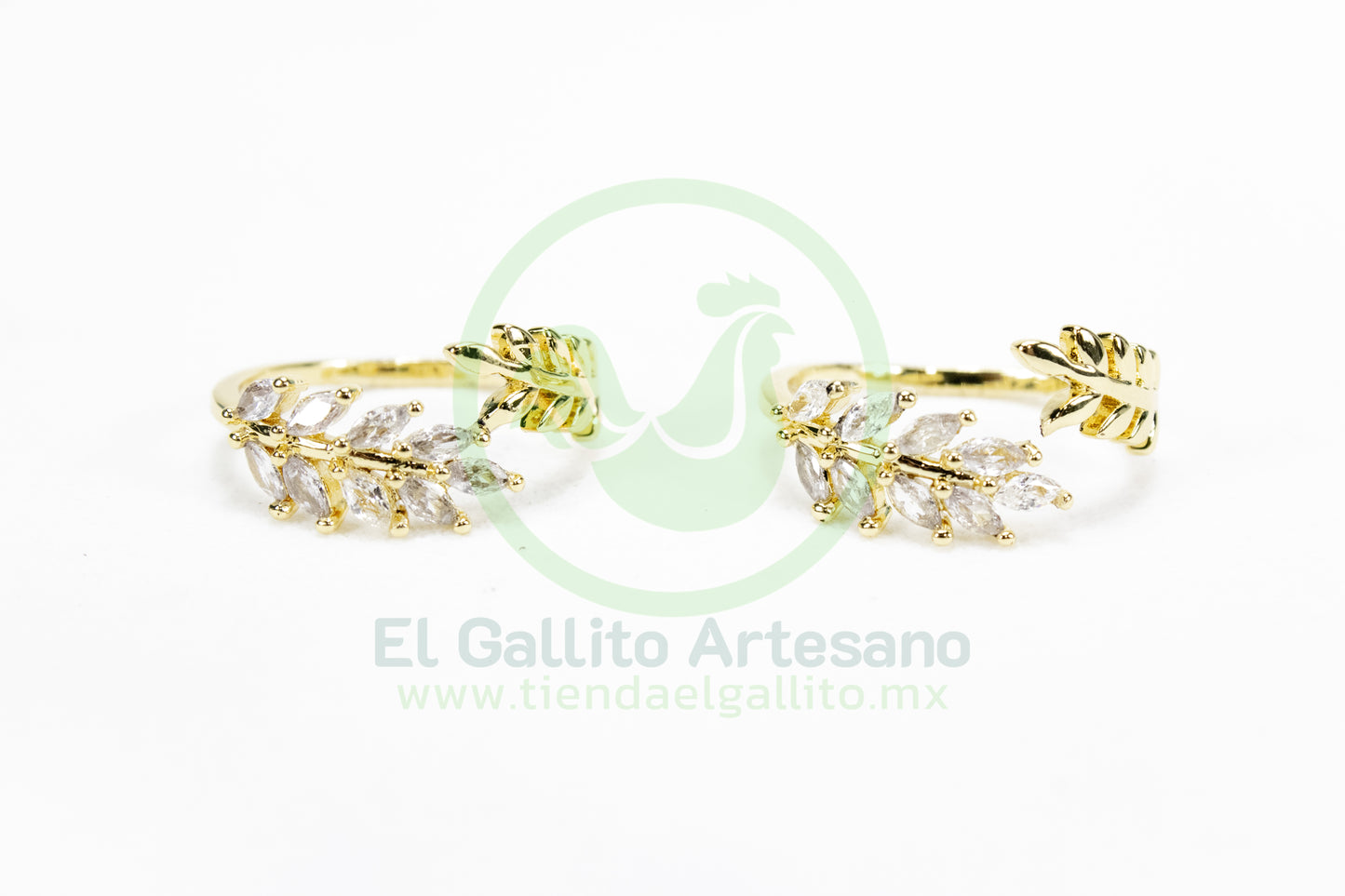 Anillo Acero MD7 | Laurel Doble Sencillo Ajust.