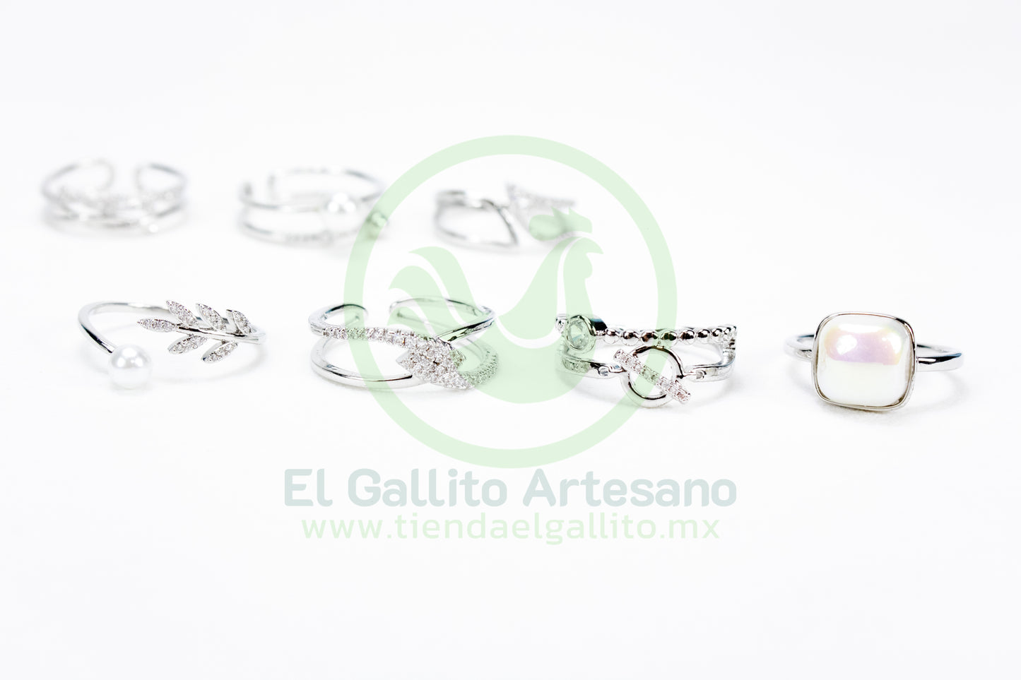 Anillo Acero MD7 | Plateado Princesa