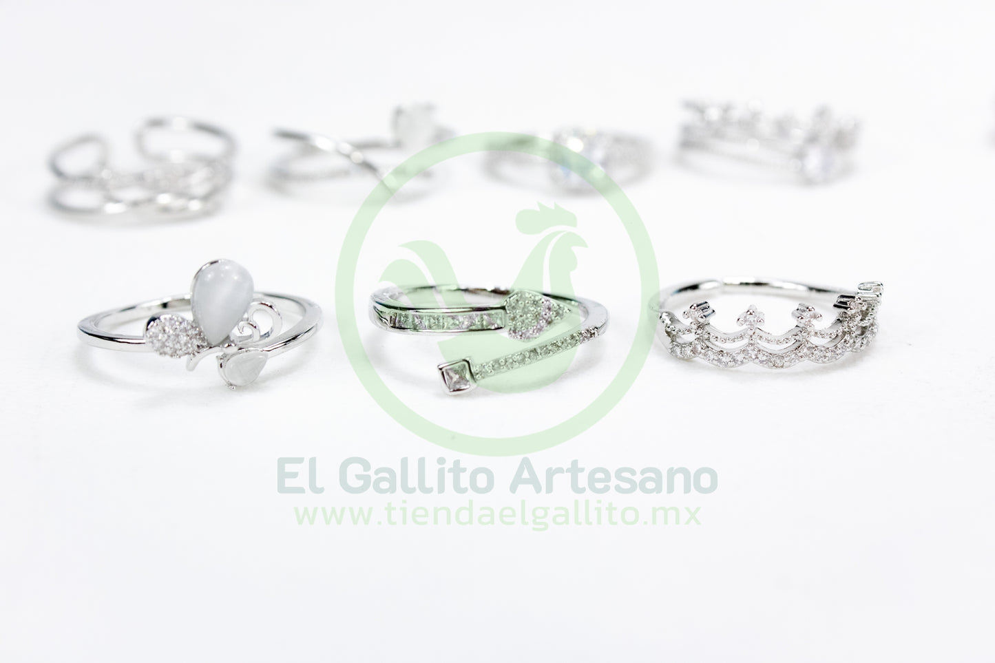 Anillo Acero MD7 | Plateado Princesa