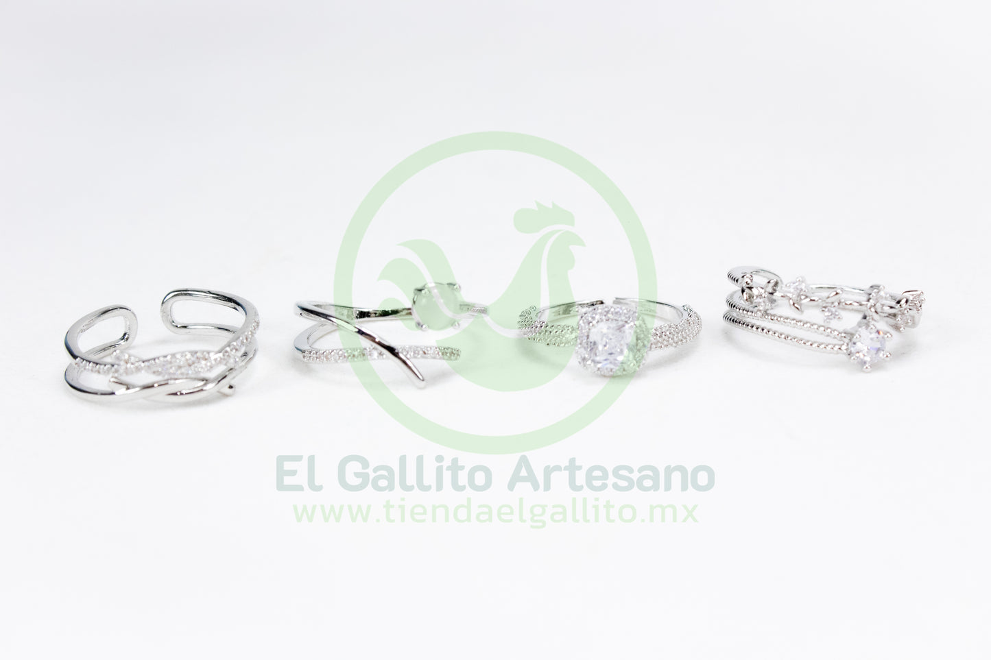 Anillo Acero MD7 | Plateado Princesa