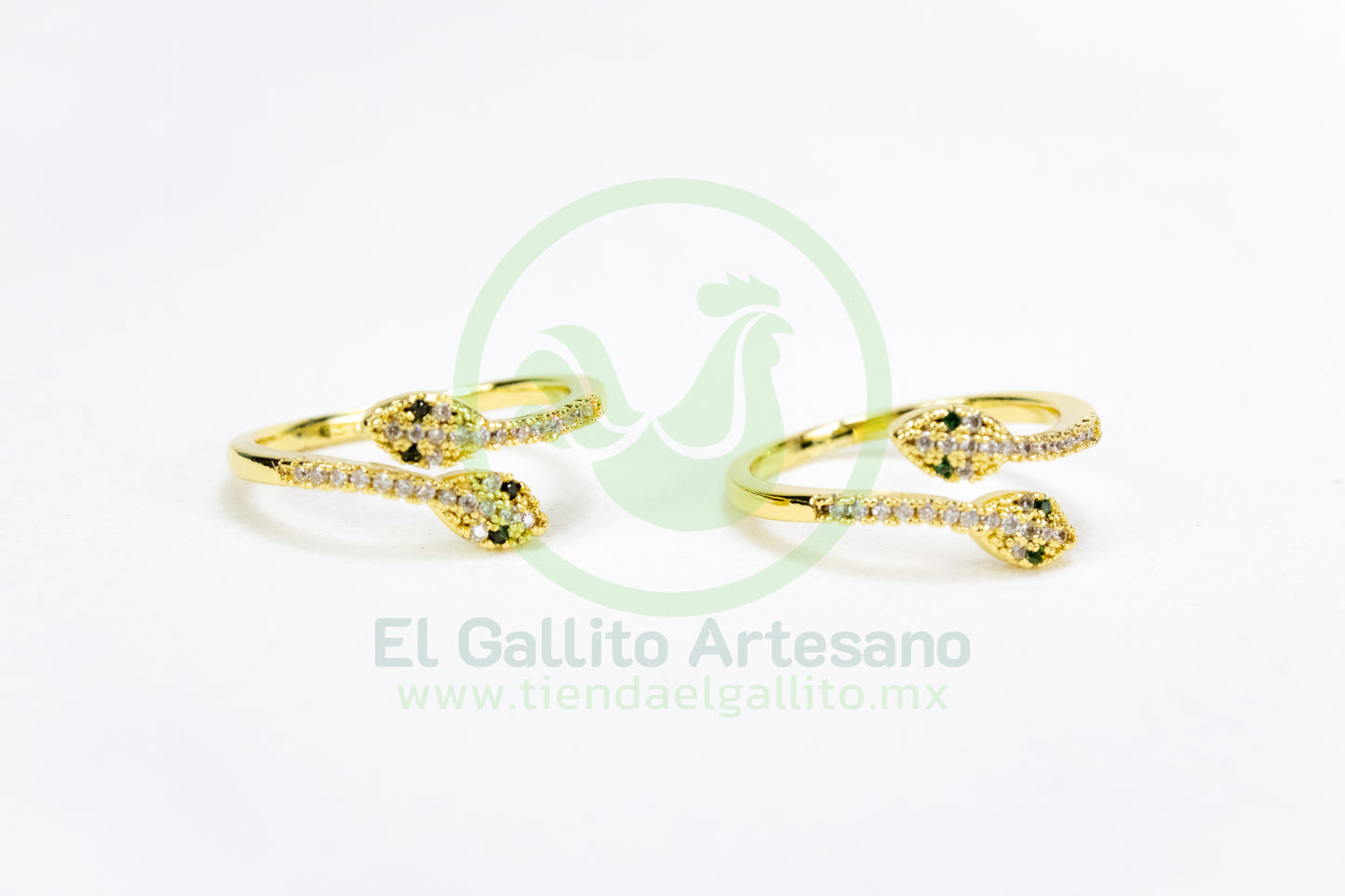 Anillo Acero MD7 | Serpiente Doble Cabeza AJUST