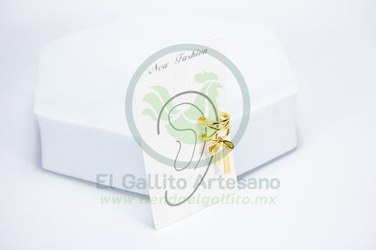 Arete 24-4 1pz MD18 | Cuff Moño Colgante