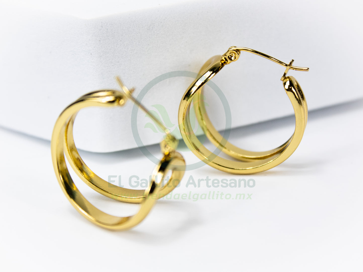 Arete 24-4 MD18 | Aro Huggie Doble G