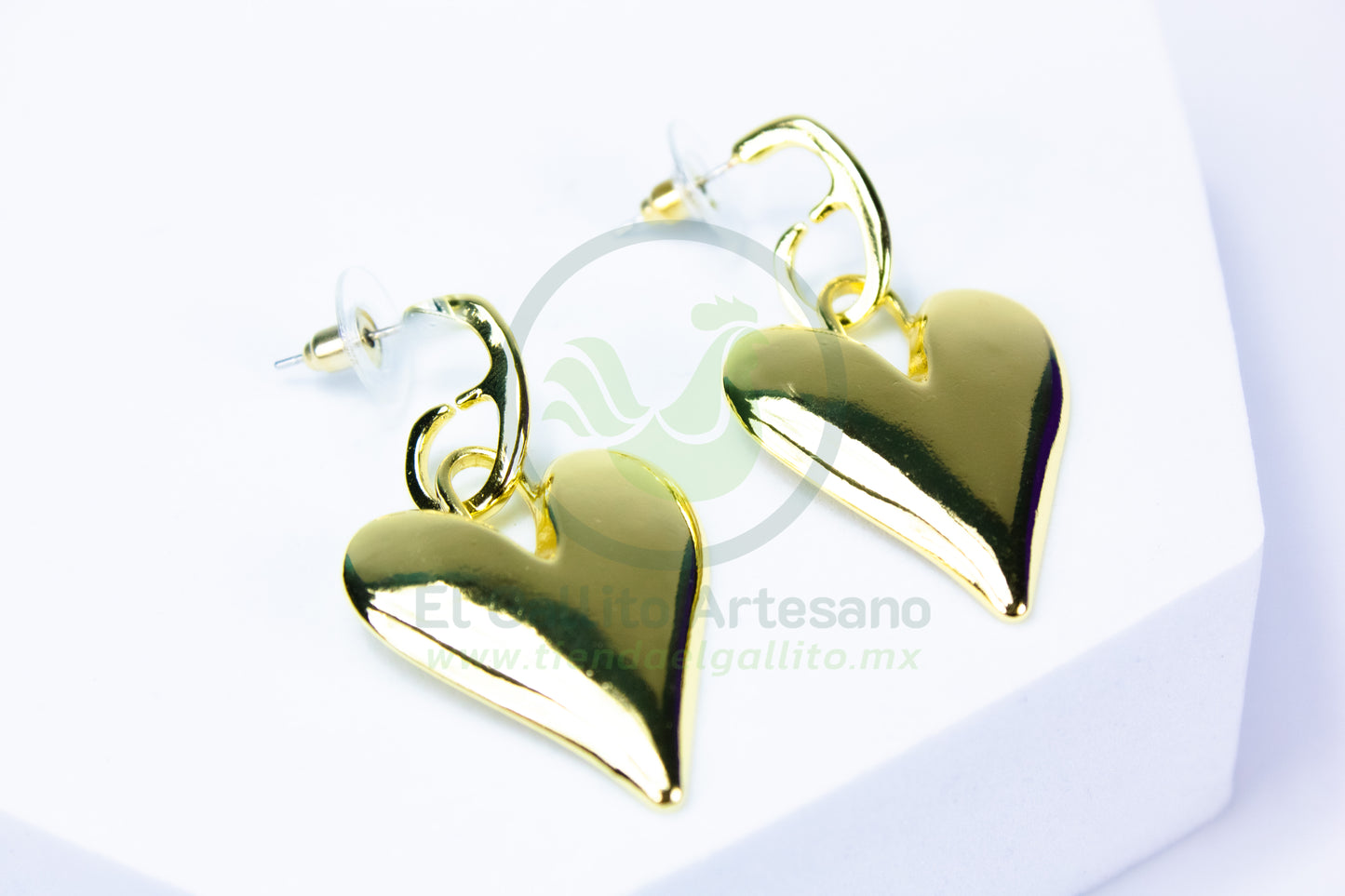 Arete 24-4 MD80-81 | Corazón Colgante Abombado