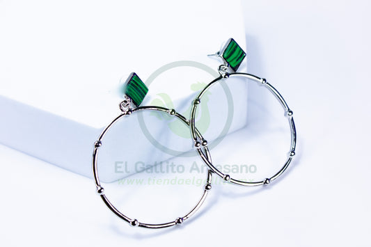 Arete 24-4 MD92-93 | Aro Gema Malaquita