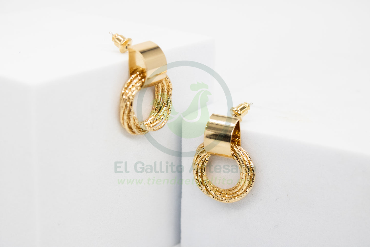 Arete Gold MD18 | Aros Colgantes Dor