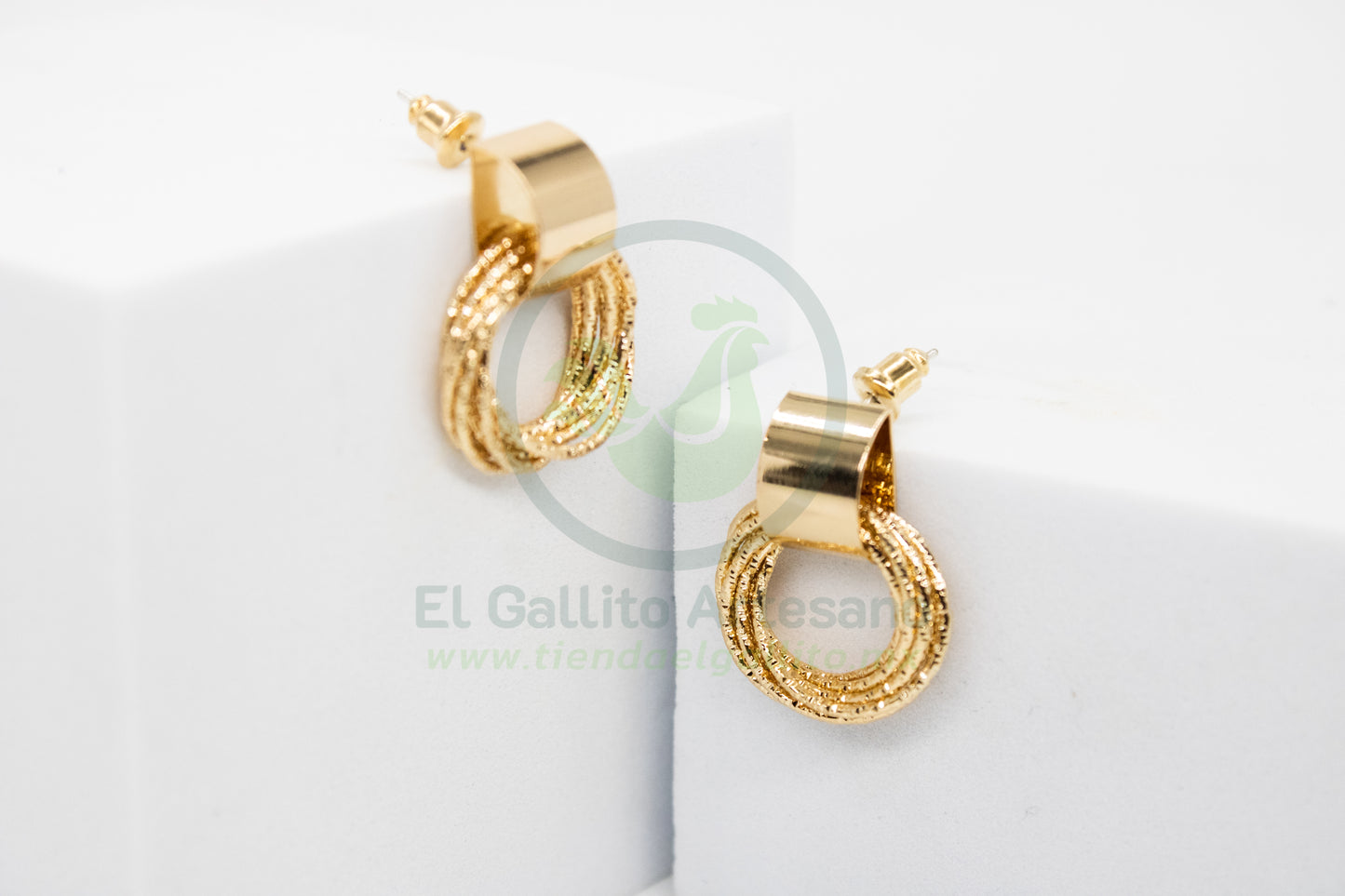 Arete Gold MD18 | Aros Colgantes Dor