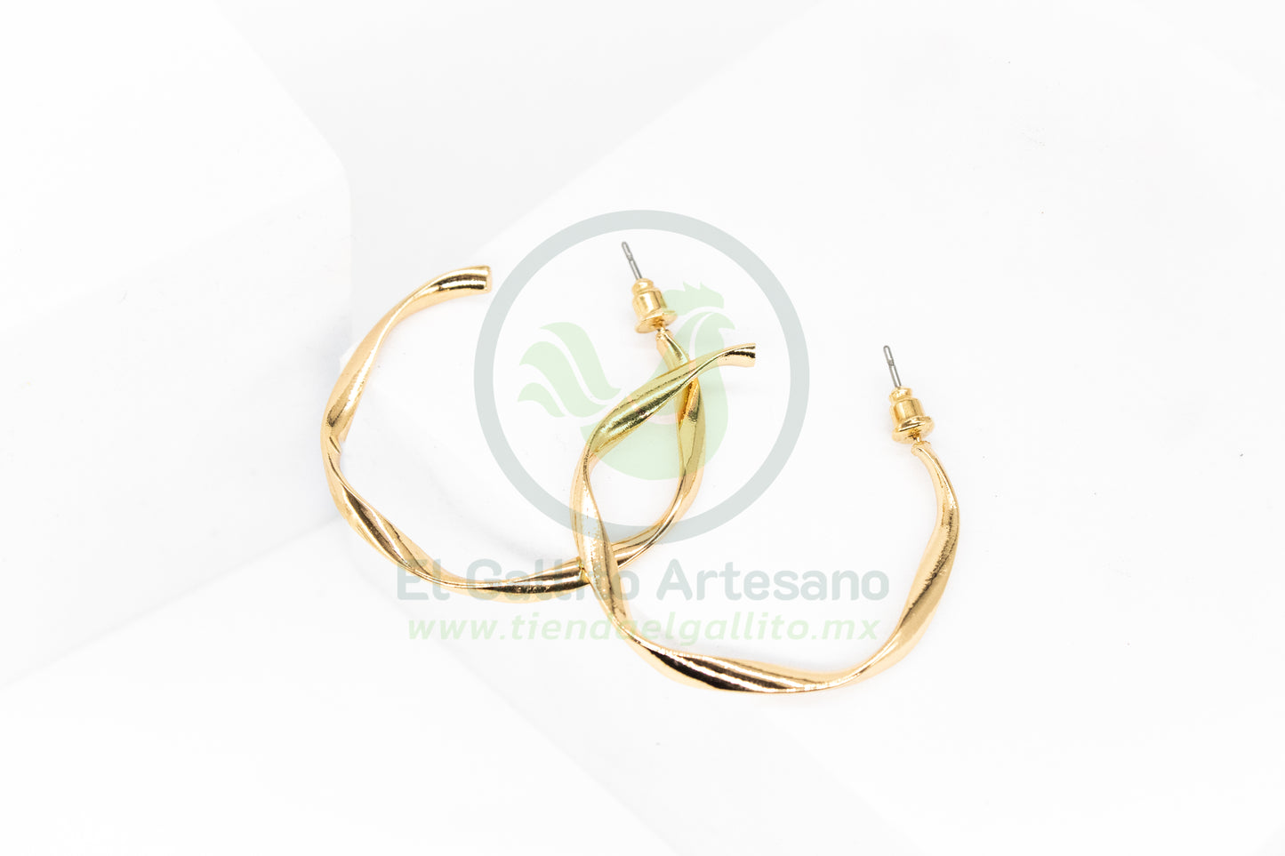 Arete Gold MD13 | Arracadas Irregular