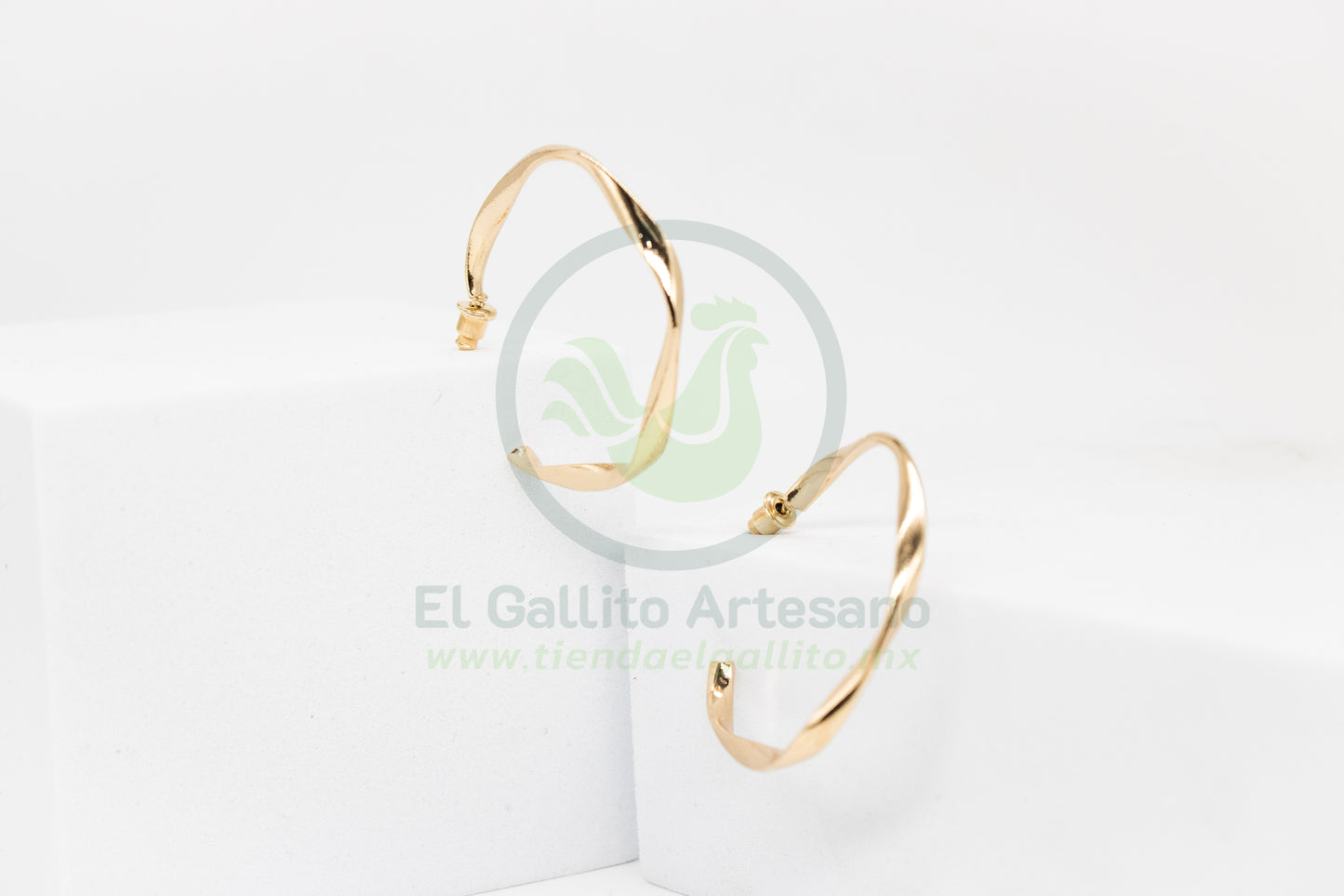 Arete Gold MD13 | Arracadas Irregular