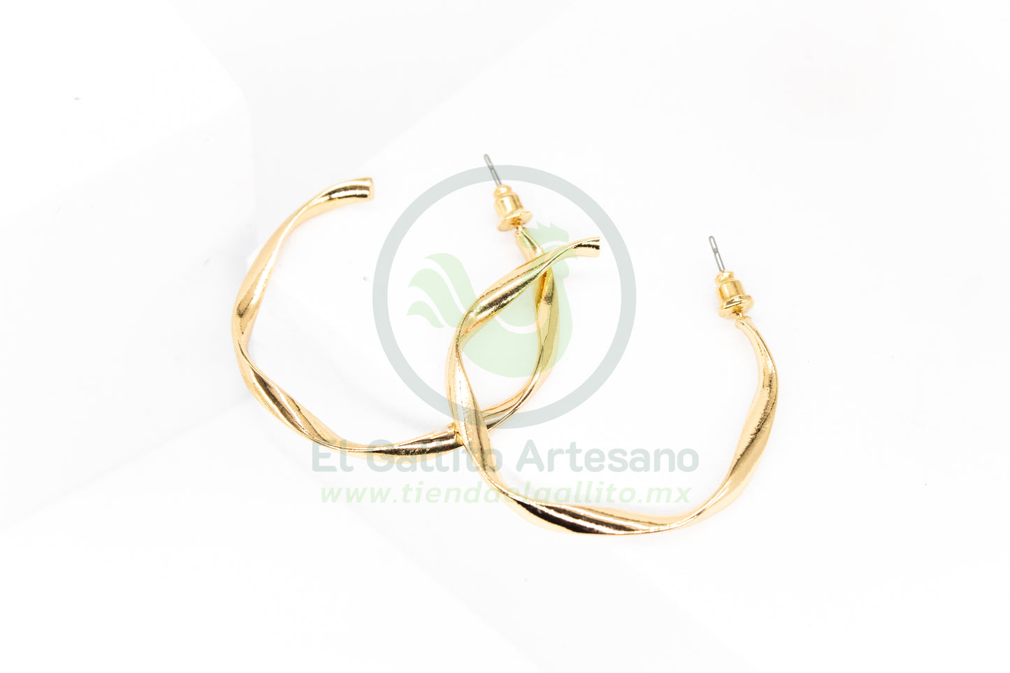 Arete Gold MD13 | Arracadas Irregular