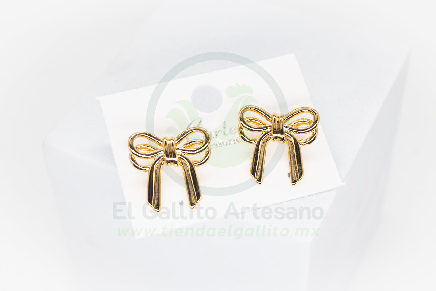 Arete Gold MD42 Gold | Moño Doble