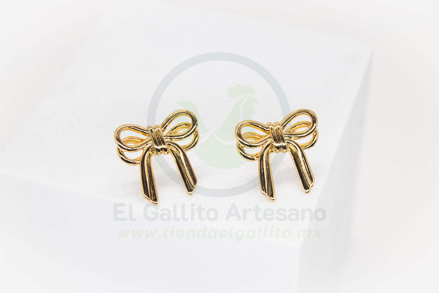 Arete Gold MD42 Gold | Moño Doble